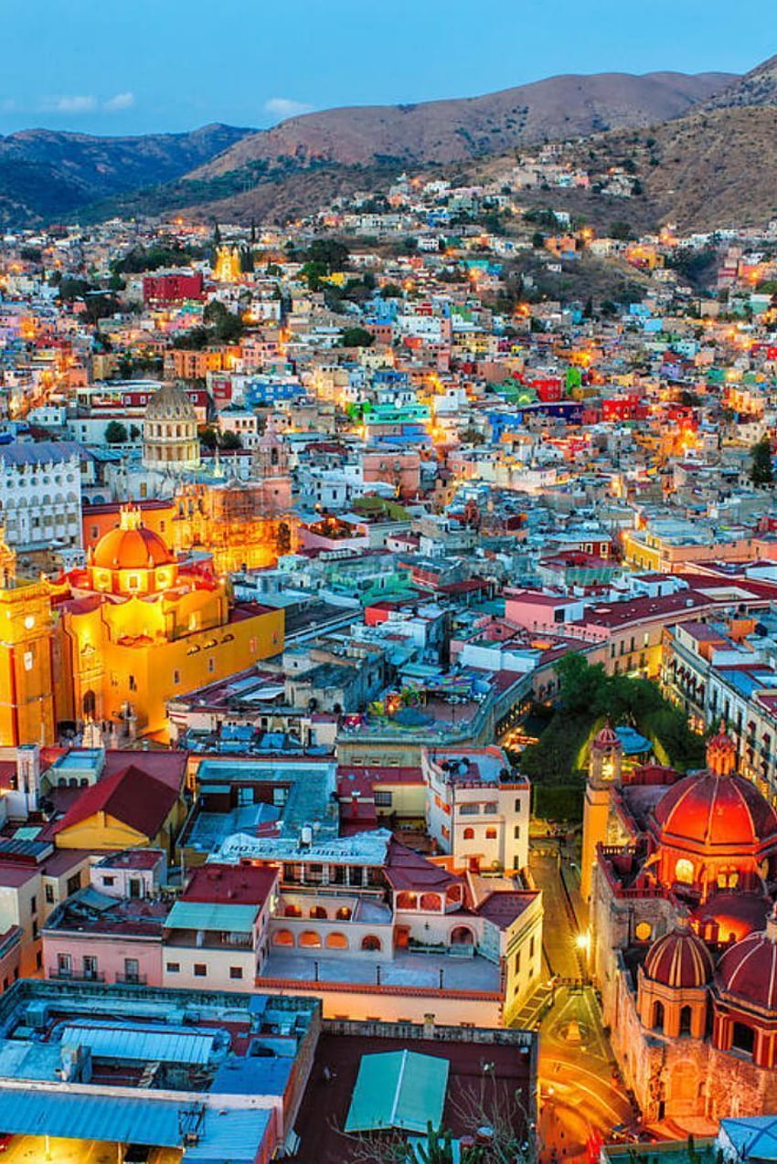 Top 50 Travel Destinations in the World. Travel Character. Beautiful places to travel, Guanajuato mexico, Mexico travel, Beautiful Mexico City HD phone wallpaper