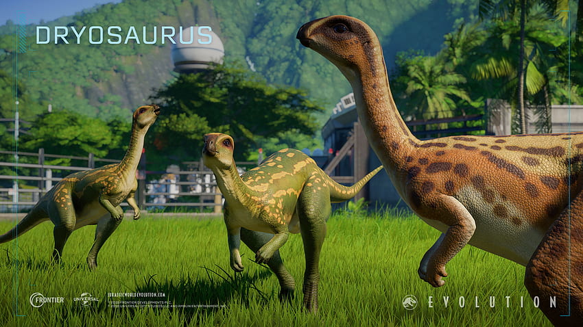 The Jurassic World Evolution : pack de dinosaures herbivores Fond d'écran HD