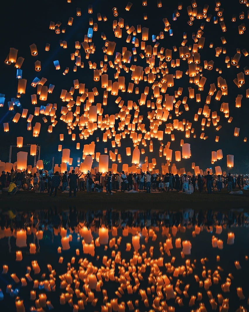 Wonderful lanterns Credit: HD phone wallpaper