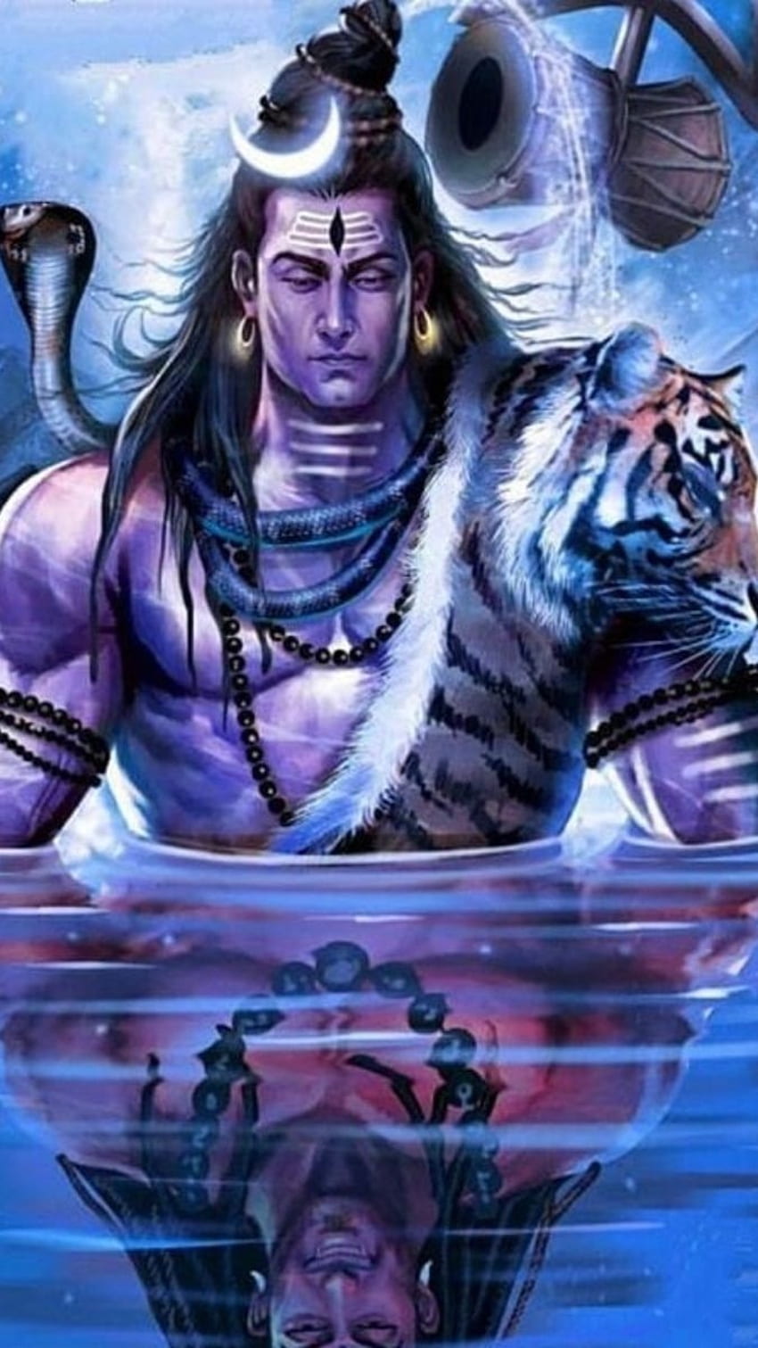 Rudra Shiva, Blue Theme, Lord Shiva HD phone wallpaper | Pxfuel