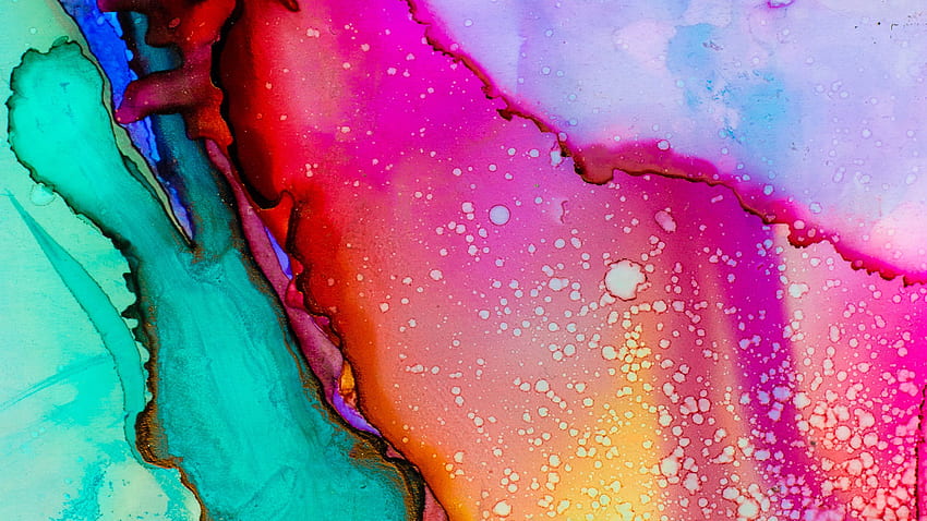 Watercolor Abstract Art Laptop Full , , Background, and HD wallpaper
