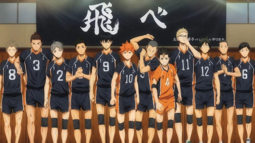 Haikyuu-Teams, Haikyuu Karasuno HD-Hintergrundbild