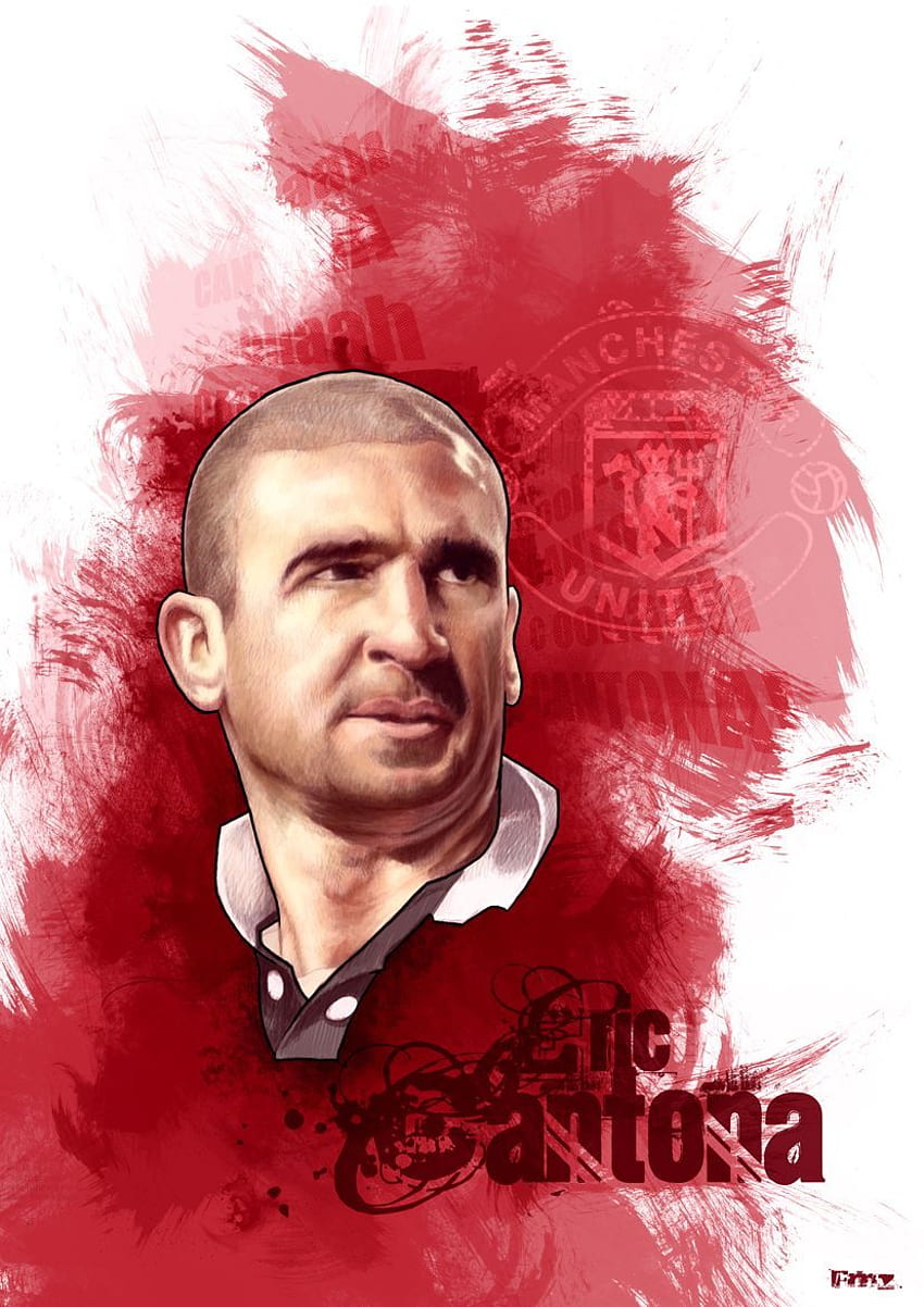 Eric Cantona. Eric cantona, Manchester united , Manchester united football club HD phone wallpaper