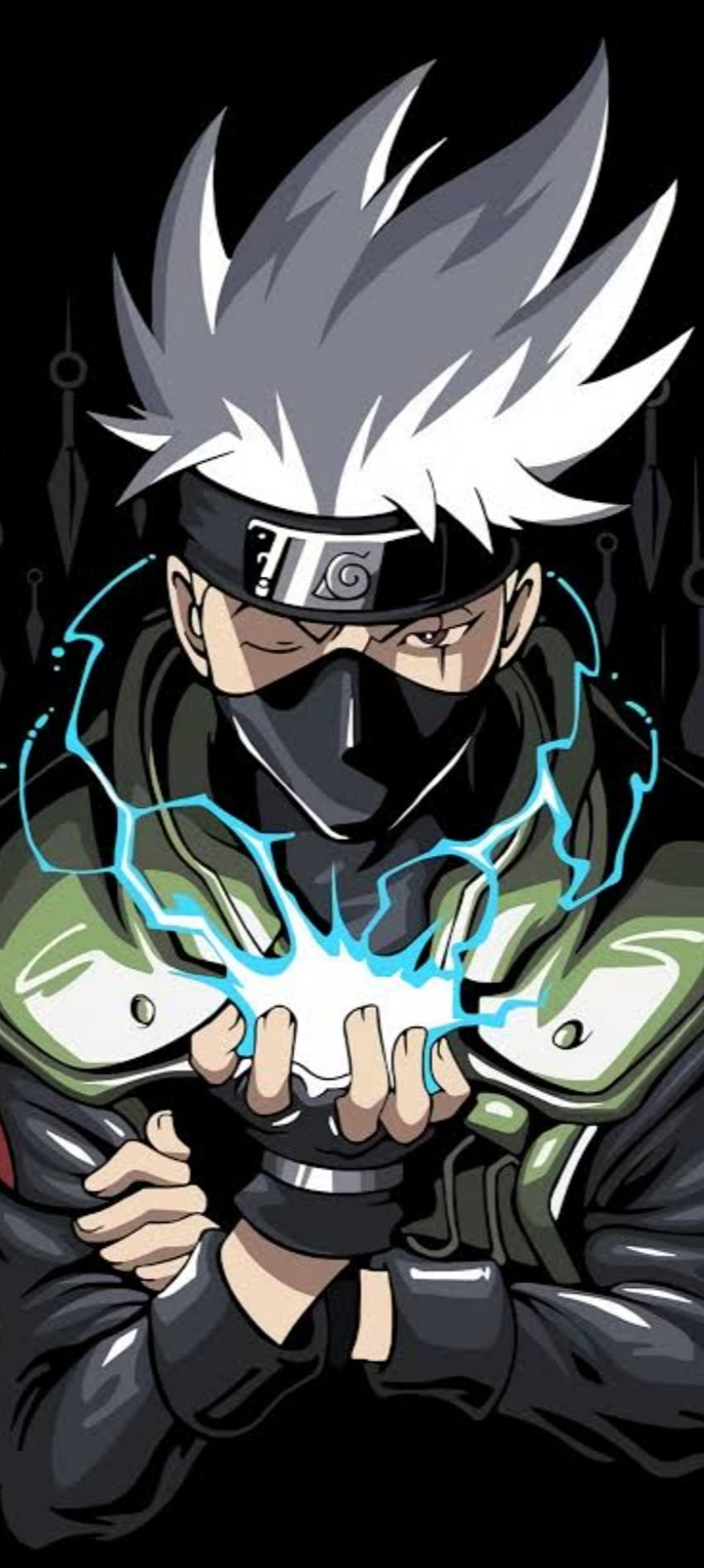 KAKASHI HATAKE, naruto, animado fondo de pantalla del teléfono