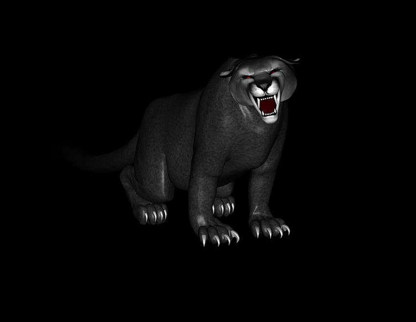 Tigre de piedra, animación, tigre, grande, 3d, gato, oscuro fondo de pantalla