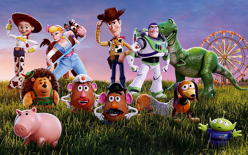 Toy Story 4 Charaktere, Toy Story Rex HD-Hintergrundbild