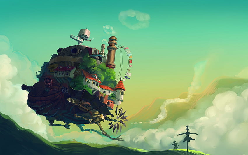 Howl's Moving Castle, Hayao Miyazaki, Studio HD wallpaper