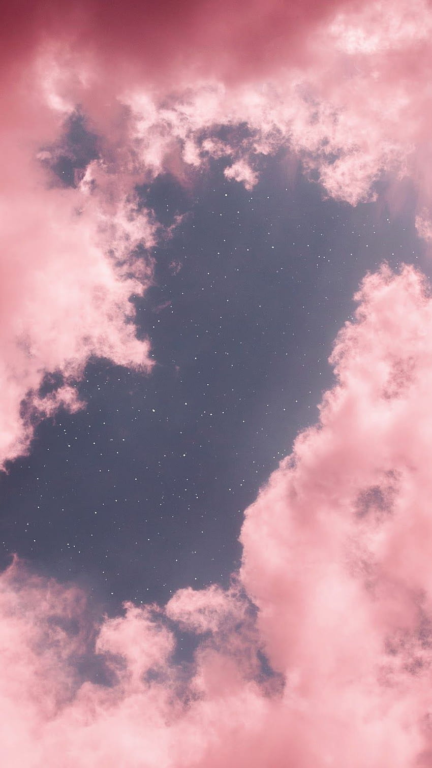 Nuvens cor de rosa. Nuvens cor de rosa, Nuvem, Estética do céu, Nuvem rosa fofa Papel de parede de celular HD