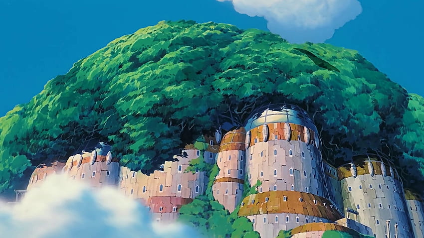 Tło Ghibli, scenerie ogrodowe Studio Ghibli Tapeta HD