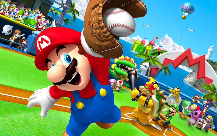 Mario. Mario, Mario iPhone und Funny Mario, Super Mario Bros HD-Hintergrundbild
