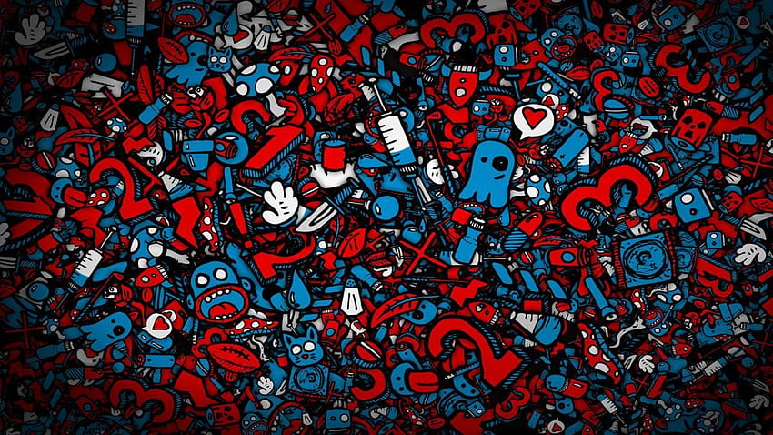 pixel - genial, genial, Graffiti, Impresionante fondo de pantalla