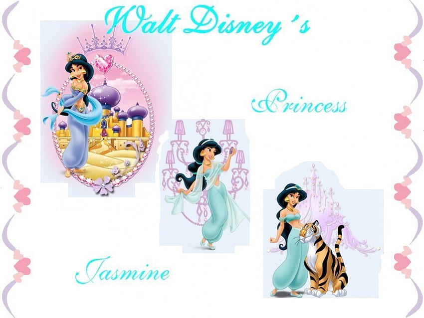Princess Jasmine, cartoon, cartoons, animacions, walt disney, disney HD wallpaper