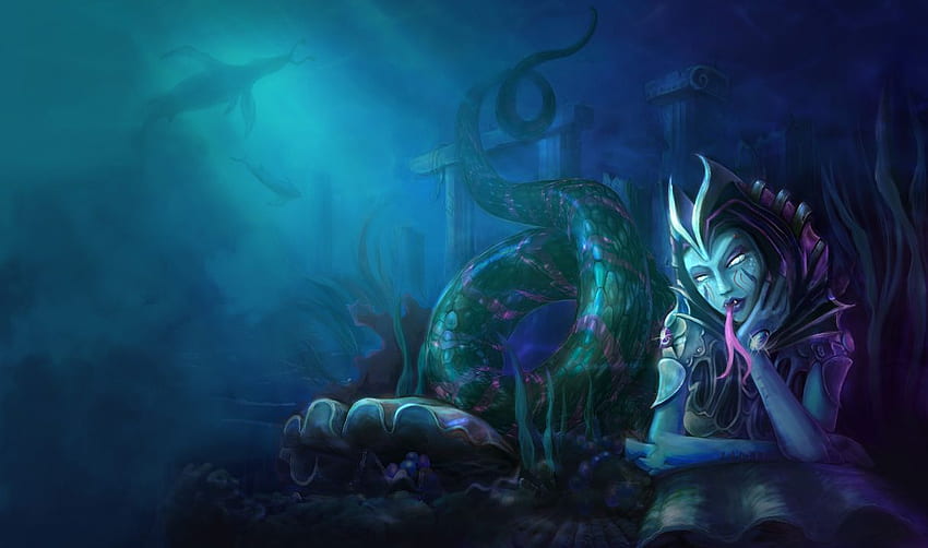 League of Legends: Cassiopeia Chinese American HD wallpaper