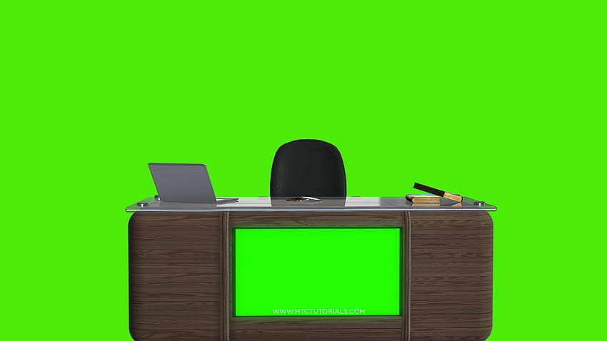 Aktualności Stół z krzesłem biurkowym Green Screen Transparent firmy MTC Tapeta HD