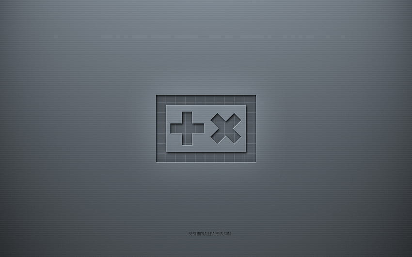 Martin Garrix-Logo, grauer kreativer Hintergrund, Martin Garrix-Emblem, graue Papierstruktur, Martin Garrix, grauer Hintergrund, Martin Garrix 3D-Logo HD-Hintergrundbild