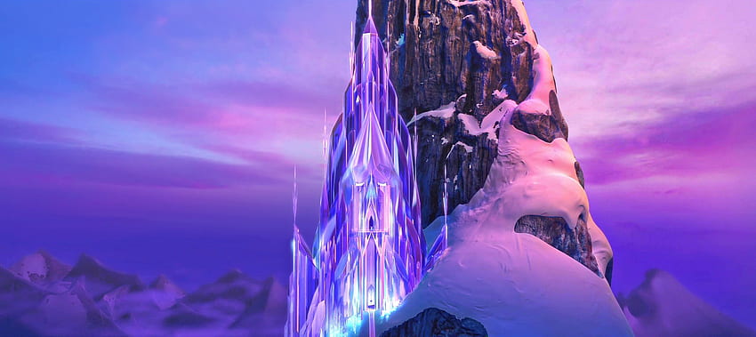 Elsa'nın Buz Kalesi: Dondurulmuş HD duvar kağıdı