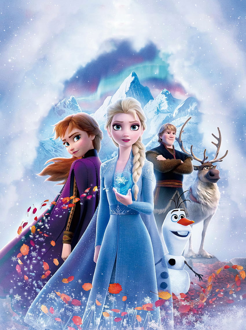 Princesa Elsa e Anna, princesa congelada Papel de parede de celular HD