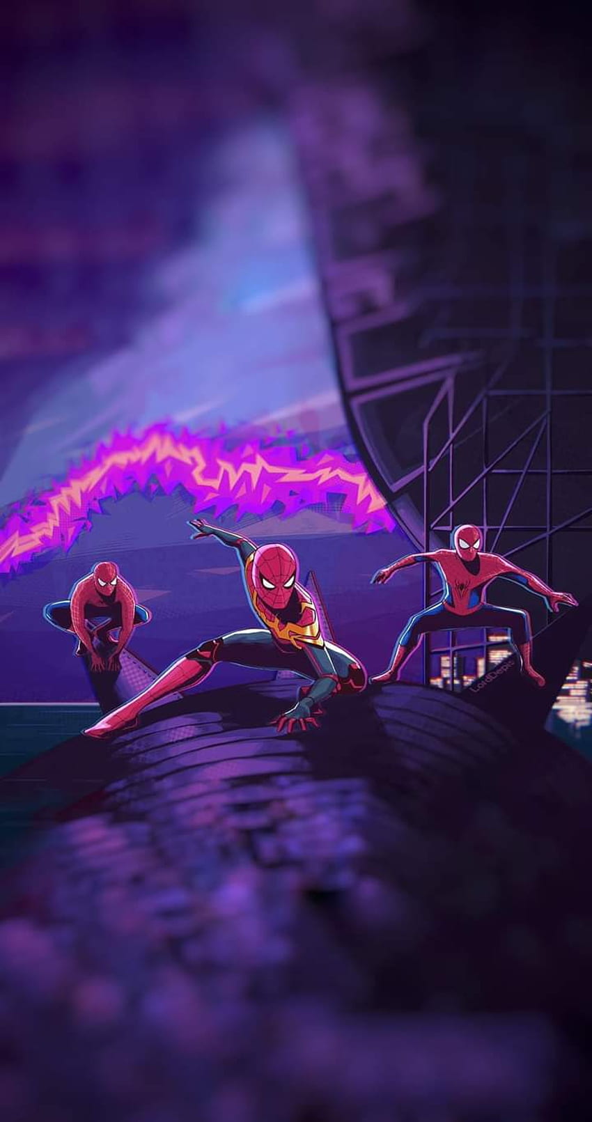 Spiderman No Way Home, Multiversum, Tom Holland, Andrew Garfield, Comics, Tobey Maguire, 3 Spiderman, MCU, Marvel HD-Handy-Hintergrundbild
