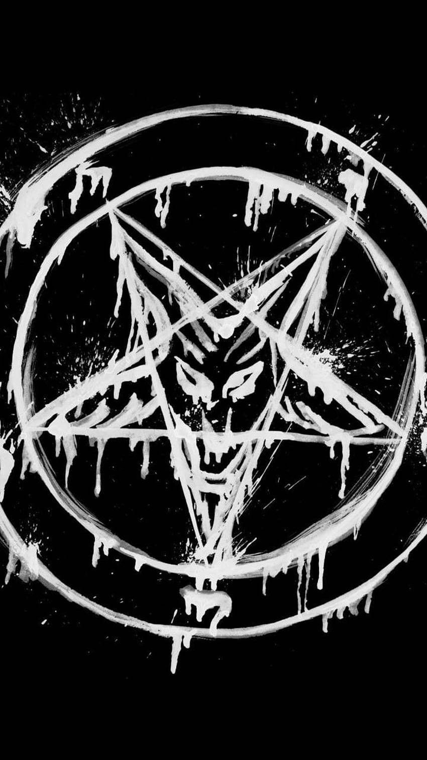 Pentagram. Şeytani sanat, Black metal sanatı, Goth, Satanic Star HD telefon duvar kağıdı