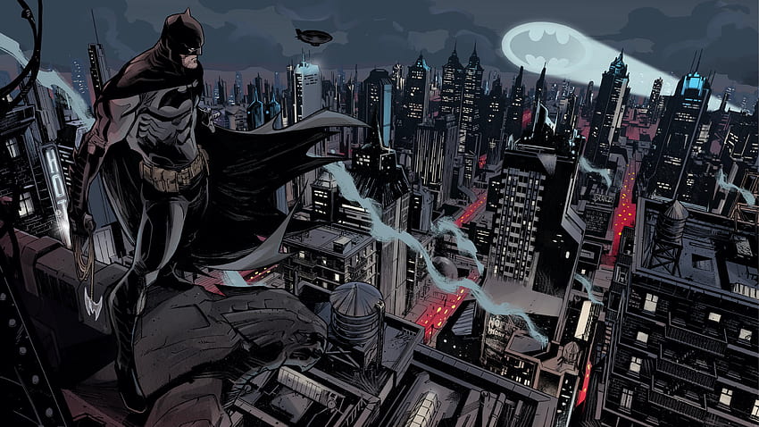 Batman Gotham City DC Comics Resolution , , Hintergrund und HD-Hintergrundbild