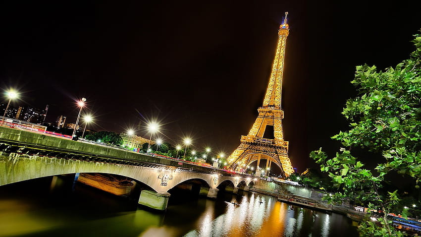 Eiffel Tower Paris Night - Eiffel Tower Night HD wallpaper | Pxfuel