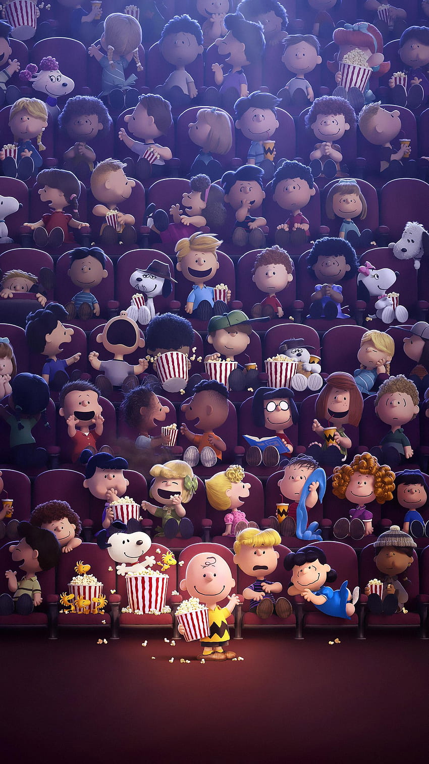 La película Peanuts (2022) película fondo de pantalla del teléfono
