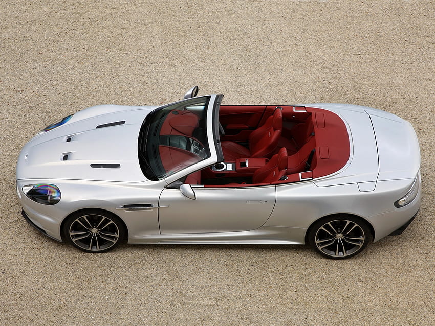 Sports, Auto, Aston Martin, Cars, View From Above, Dbs, 2009, Silver Metallic HD wallpaper