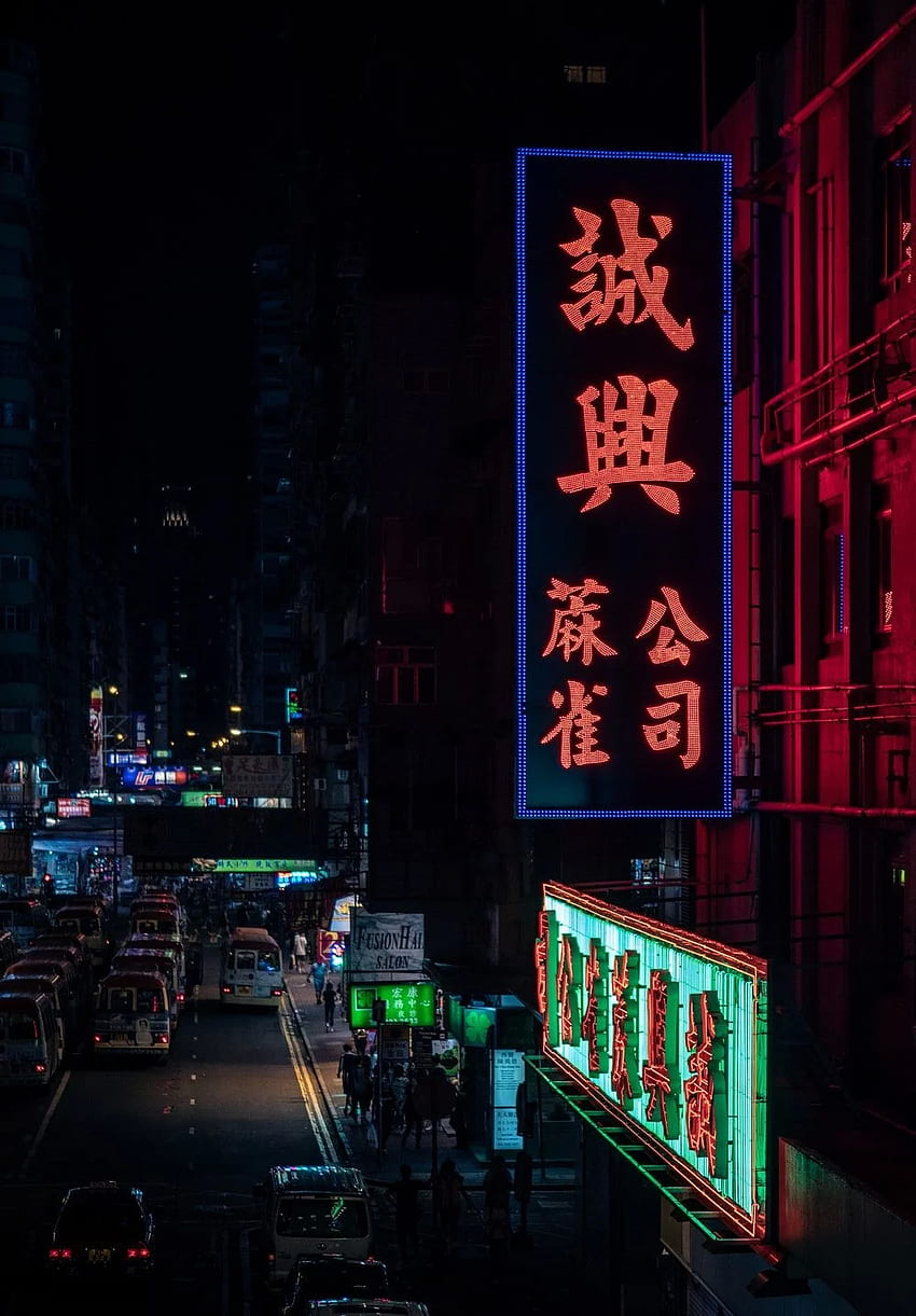 Neon Signs, Hong Kong, Hong Kong . on Unsplash HD phone wallpaper