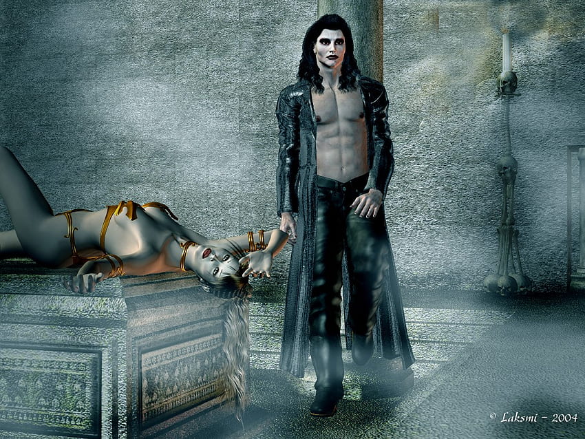 The Vampire Prey, cg, prey, vampire, 3d HD wallpaper