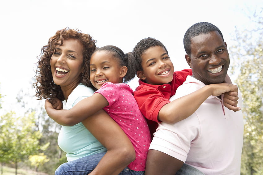 ครอบครัวแอฟริกันอเมริกัน . ครอบครัวแบทแมน ครอบครัวและความสนุกสนานในครอบครัว วอลล์เปเปอร์ HD