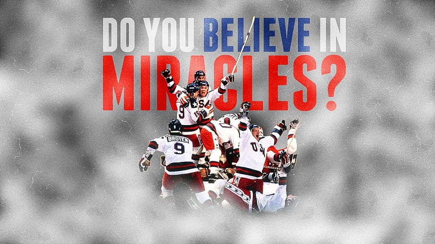 Hoje na história: EUA Hockey 'Milagre no gelo' atordoa o globo papel de parede HD