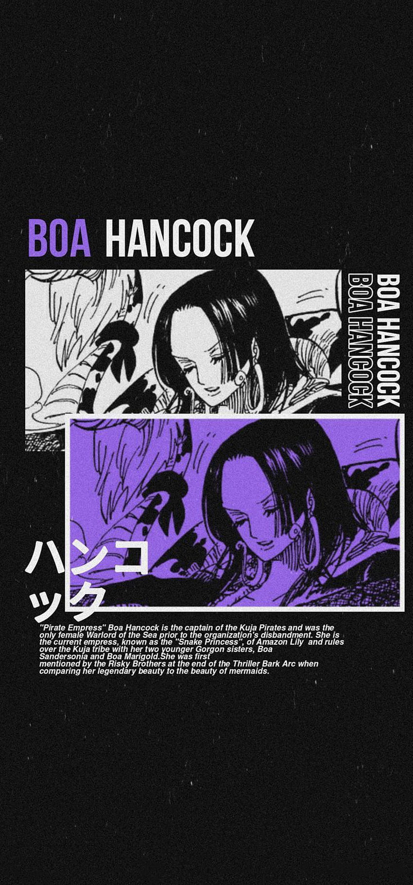 Boa Hancock, Anime, One_Piece, Manga Tapeta na telefon HD