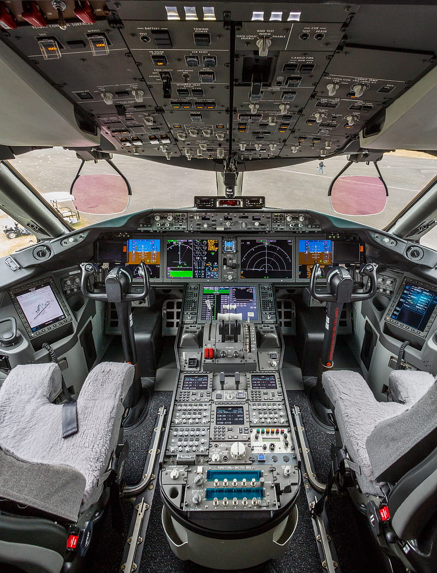 보잉 787 조종석 - 787 조종석 - & 배경 HD 전화 배경 화면