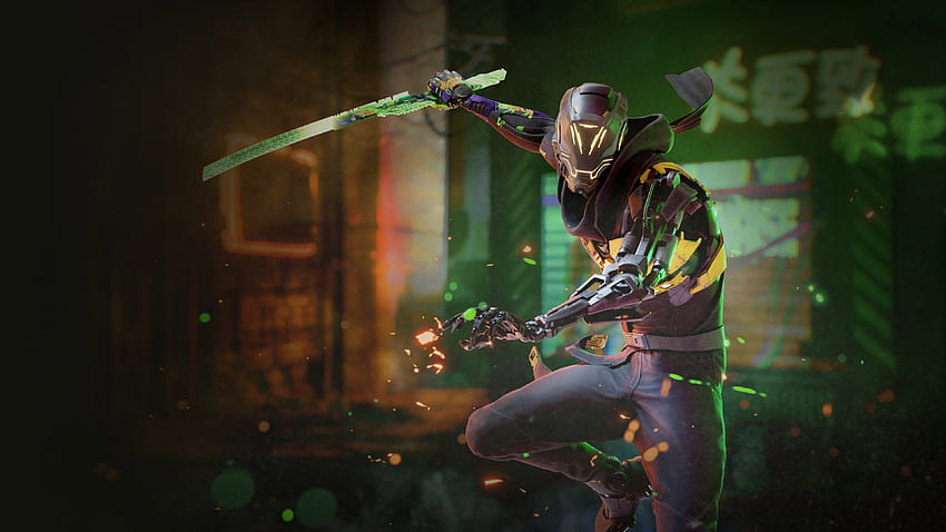 New Ghostrunner With Sword Ghostrunner HD wallpaper