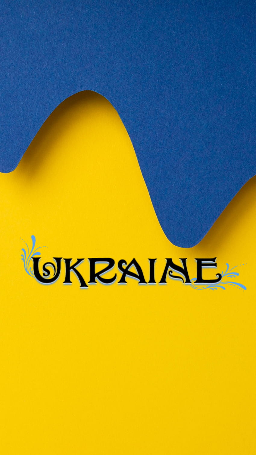 ข้อความยูเครน 2 ธง standwithukraine สีน้ำเงิน สันติ รูปแบบ สีเหลือง เรียบง่าย น่ารัก วอลล์เปเปอร์โทรศัพท์ HD