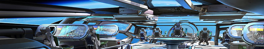 STAR CITIZEN Sci Fi Spaceship Game Dual Multi G . . 167646, Spaceship Bridge HD wallpaper