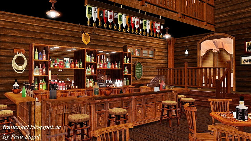 mondo dello spettacolo: My Sims 3 Blog: Saloon nel selvaggio West, Wild West Bar Sfondo HD