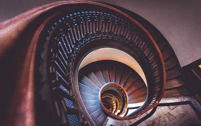 Spiral stairs, Staircase, , graphy,. for iPhone, Android, Mobile and HD wallpaper