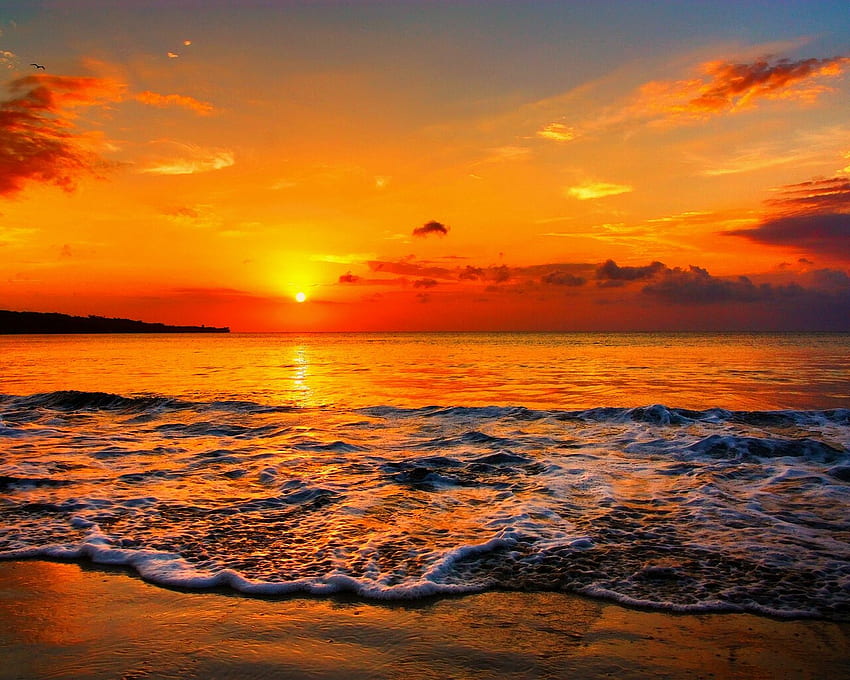 Sundown HD wallpaper