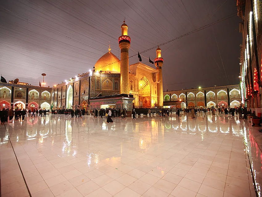 H. Imam Hussain Shrine - Karbala, Irak. Imam Hussain HD-Hintergrundbild