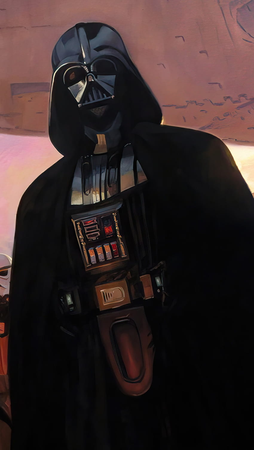 Darth Vader mit Stormtroopers Ultra, Darth Vader Stormtrooper HD-Handy-Hintergrundbild