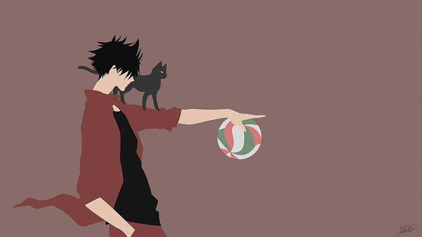 Kuro Tetsurou (Haikyuu!!) 미니멀리스트. 미니멀리스트 애니메이션, Haikyuu, Anime canvas, Kuroo HD 월페이퍼