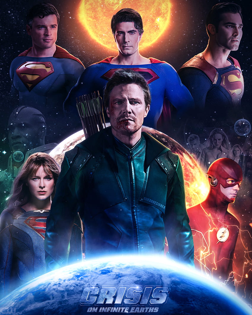 Crisis On Infinite Earths Cw Poster - Hit Top Viral: News Viral, Crisis On Earth X HD phone wallpaper