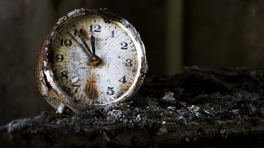 오래 된 녹슨 시계, , , 배경, 892yy, 골동품 시계 HD 월페이퍼