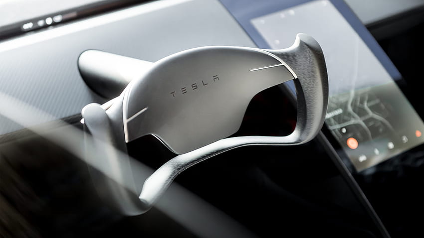 Nowe wnętrze statku kosmicznego Roadster Tesli: „Projekt produkcji będzie lepszy, szczególnie w szczegółach”, mówi Elon Musk Tapeta HD