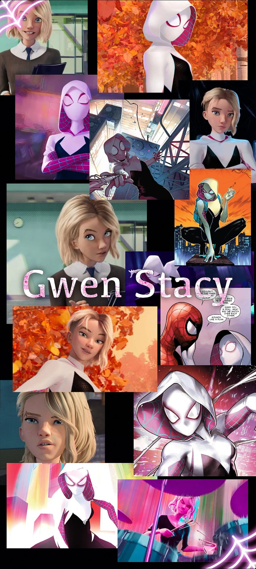 Gwen Stacy, marvel, gwenstacy, spidergwen, spiderwoman HD phone wallpaper