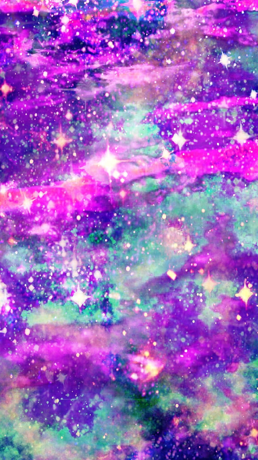 pink and blue sparkles background