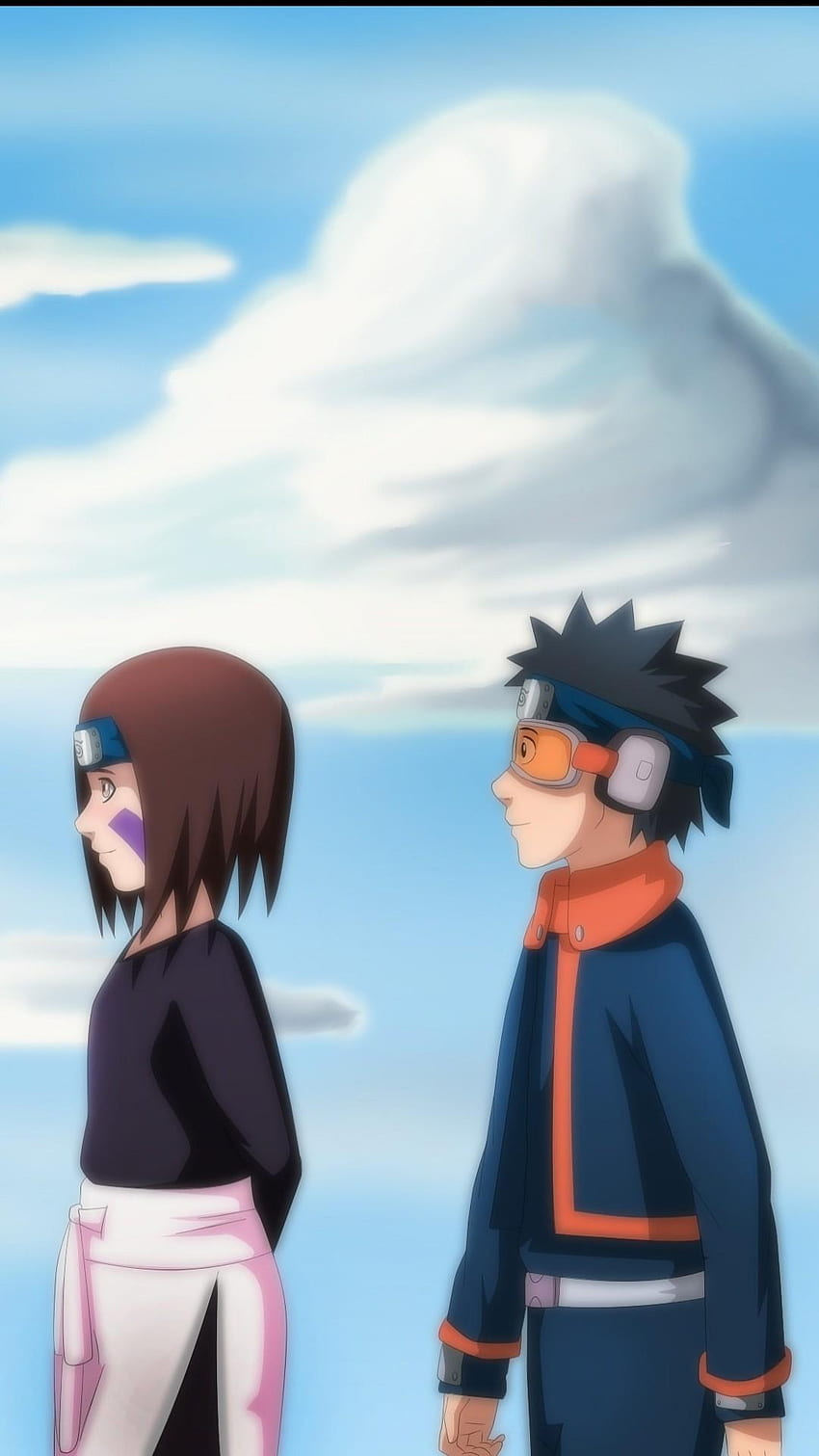 Obito y Rin Androide fondo de pantalla del teléfono