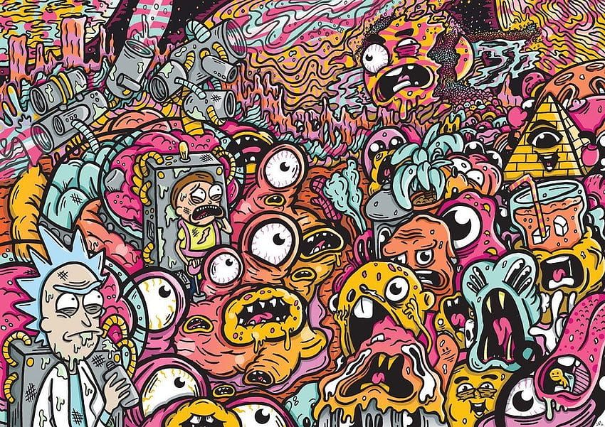 Rick and Morty Trippy Spaceship Wallpapers - Top Free Rick and