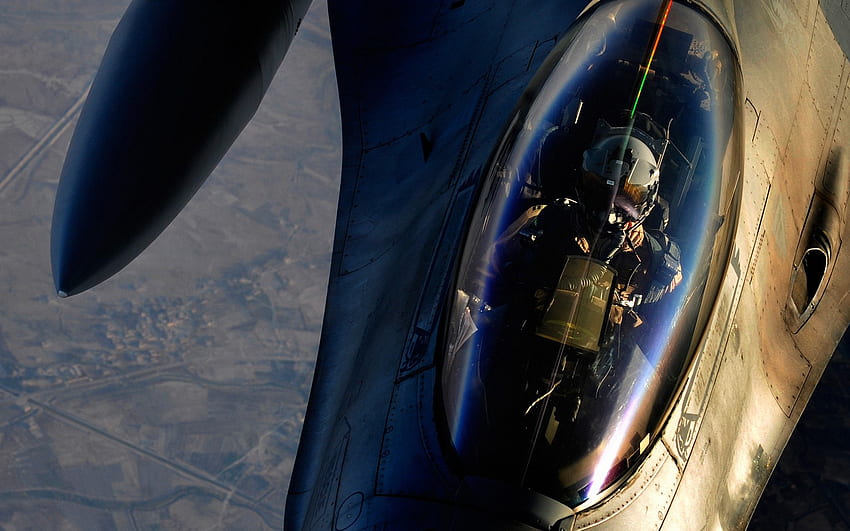 aviones militares jet fighter pilot f16 falcon – Aeronaves Militares, Piloto de Combate fondo de pantalla